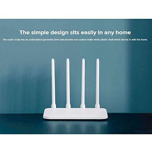 Xiaomi Mi Router 4A. router inalámbrico Doble banda (2,4 GHz / 5 GHz) Ethernet rápido - Blanco