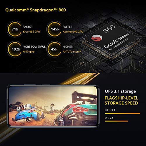 Xiaomi Poco X3 Pro-Smartphone 8GB 256GB Teléfono,6,67" DotDisplay FHD+,Procesador Snapdragon 860,48MP AI Cámara Cuádruple con NFC,SIM 1 + Slot híbrido,Versión Global(Negro)