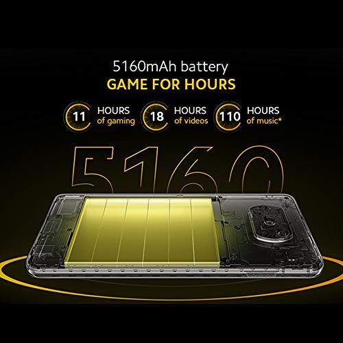 Xiaomi Poco X3 Pro-Smartphone 8GB 256GB Teléfono,6,67" DotDisplay FHD+,Procesador Snapdragon 860,48MP AI Cámara Cuádruple con NFC,SIM 1 + Slot híbrido,Versión Global(Negro)