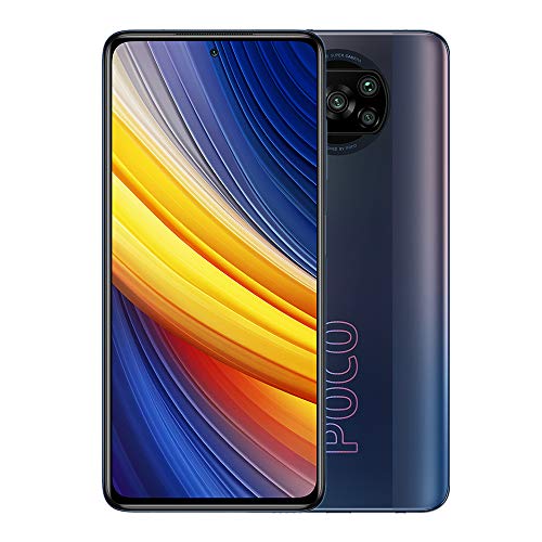 Xiaomi Poco X3 Pro-Smartphone 8GB 256GB Teléfono,6,67" DotDisplay FHD+,Procesador Snapdragon 860,48MP AI Cámara Cuádruple con NFC,SIM 1 + Slot híbrido,Versión Global(Negro)