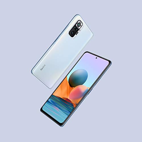 Xiaomi Redmi Note 10 Pro - Smartphone 6+128GB, 6,67" AMOLED DotDisplay de 120 Hz, Snapdragon 732G, 108 MP Cámara cuádruple, 5020 mAh, Azul Glaciar
