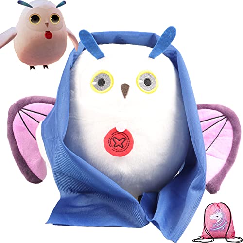 xiaomomo521 Owl Peluche,Peluche Tales of Arise Hootle,Regalo De Peluche Suave Desmontable De Dibujos Animados Lindo Anime para La Colección De Niños Y Aficionados