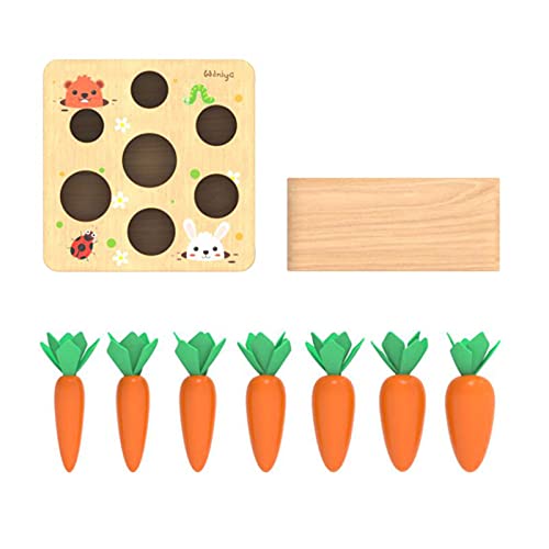 XIAPIA Juguetes Montessori 1 Años,Juguetes de Madera Niños Juego de Clasificación Rompecabezas Juguetes Educativos Regalo Bebe de Cumpleaños