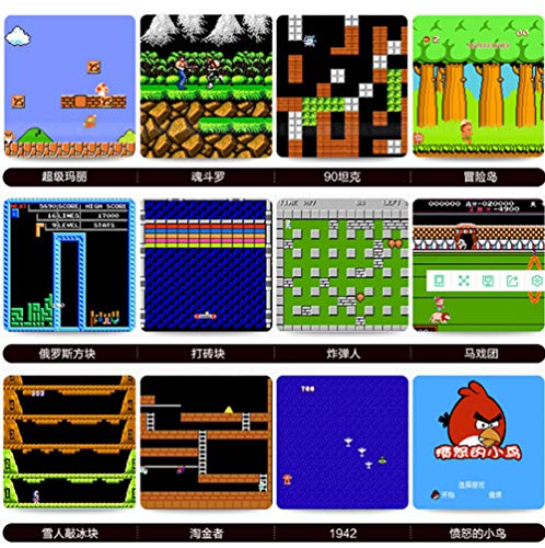 Xikmad Handheld FC Retro nostálgico máquina de juegos para niños Tetris consola de juegos de mano PSP 168in1 blanco blanco