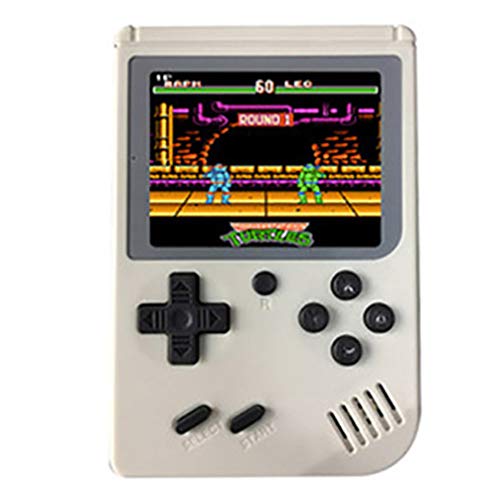 Xikmad Handheld FC Retro nostálgico máquina de juegos para niños Tetris consola de juegos de mano PSP 168in1 blanco blanco