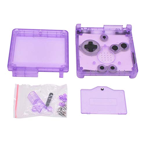 Xingsiyue Reemplazo Transparente Claro Púrpura la Carcasa Caja Case para Gameboy Advance SP GBA SP Console