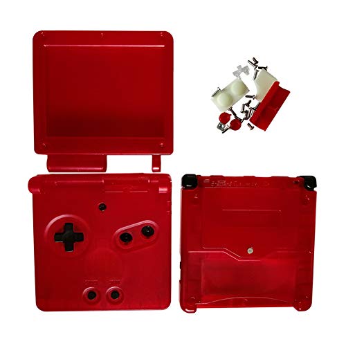 Xingsiyue Transparente de Cubierta de Cáscara de Vivienda Concha Completa Reemplazo para Gameboy Advance SP GBA SP Consola