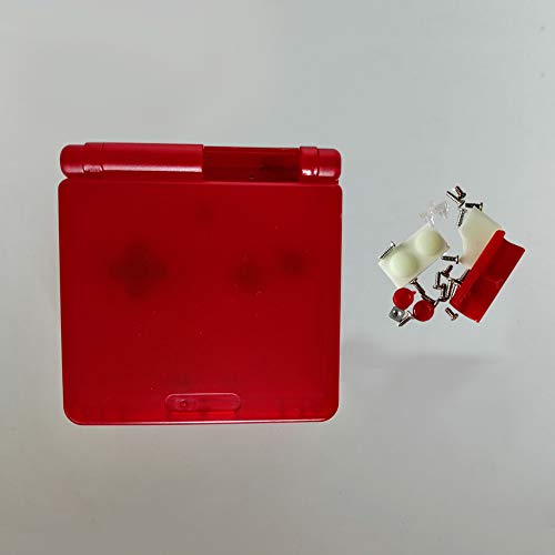 Xingsiyue Transparente de Cubierta de Cáscara de Vivienda Concha Completa Reemplazo para Gameboy Advance SP GBA SP Consola