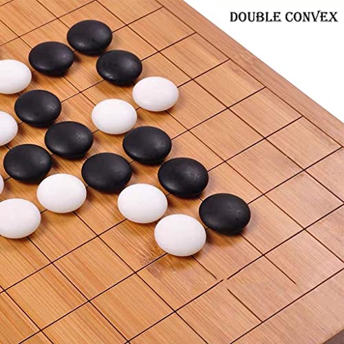 XinQing Go Juego para Dos Jugadores Juego de Mesa de Estrategia Go Baord Weiqi 19 X 19 Go Set Incluye Cuencos