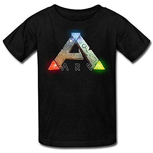 XIRAN Youth Ark Logo Ark Survival Evolved Kids Boys and Girls T-Shirt Black L