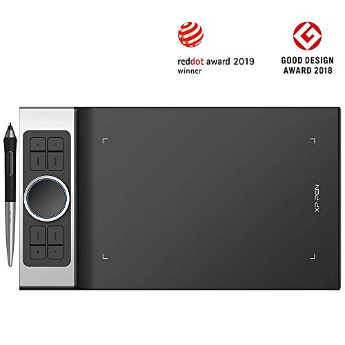 XP-PEN Deco Pro el Último Lanzamiento de la Tableta Hace su Debut como el Ganador del Premio Red Dot Design Award 2019 y el Ganador del Premio Good Design Award 2018 Small y Medium (S)