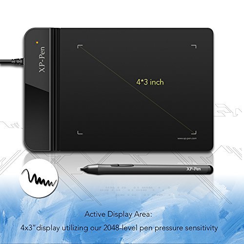 XP-Pen G430S OSU Tableta Gráfica Ultra Delgada 4 x 3 Pulgada Tableta Gráfica Digital Portátil para OSU! (8192 Niveles de Presión)