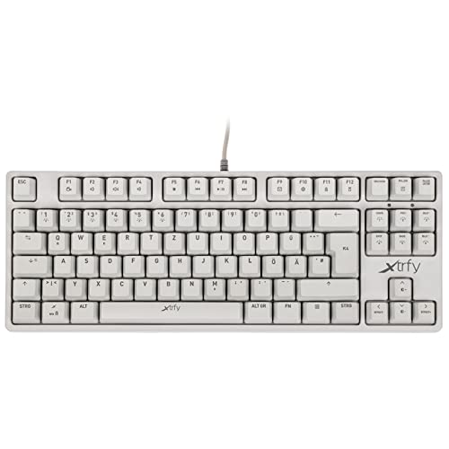 Xtrfy K4 TKL RGB White Edition Gaming Tastatur - DE Layout