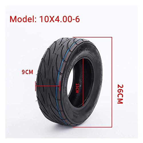 XYSQWZ Neumáticos Duraderos Neumático De Vacío 10x4.00-6 Antideslizante Resistente Al Desgaste A Prueba De Explosiones Cómodo De Baja Resistencia Equilibrio Eléctrico Neumático De Coche Ruedas De