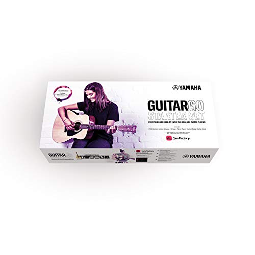 YAMAHA GuitarGo, Set para principiantes y para aquellos que quieran retomarlo, incluye cuerdas, púas, funda, diapasón, atril y mucho más