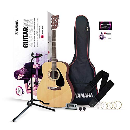 YAMAHA GuitarGo, Set para principiantes y para aquellos que quieran retomarlo, incluye cuerdas, púas, funda, diapasón, atril y mucho más