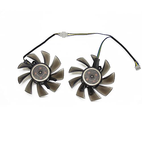 Yanluo 2pcs /Lote P106 GA82S2H for Galax GTX1060 Ventilador más Fresco Compatible con Kfa2 Georce GTX 1060 OC Tarjetas gráficas como Ventilador de reemplazo Rejoicing