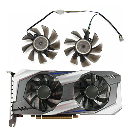 Yanluo 2pcs /Lote P106 GA82S2H for Galax GTX1060 Ventilador más Fresco Compatible con Kfa2 Georce GTX 1060 OC Tarjetas gráficas como Ventilador de reemplazo Rejoicing