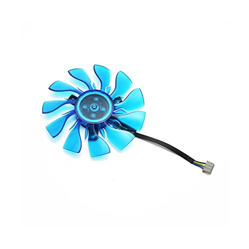 Yanluo 88mm GA91O2U R7 260X 265 270 360 4 Pin Cooler Fan Compatible for Su r7 265 i Enfriador R7 270 Verde I Fan de refrigeración de la Tarjeta de gráficos del Enfriador Rejoicing