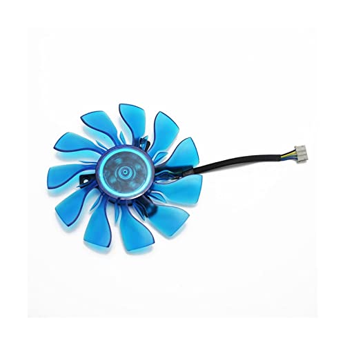Yanluo 88mm GA91O2U R7 260X 265 270 360 4 Pin Cooler Fan Compatible for Su r7 265 i Enfriador R7 270 Verde I Fan de refrigeración de la Tarjeta de gráficos del Enfriador Rejoicing