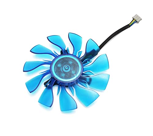 Yanluo 88mm GA91O2U R7 260X 265 270 360 4 Pin Cooler Fan Compatible for Su r7 265 i Enfriador R7 270 Verde I Fan de refrigeración de la Tarjeta de gráficos del Enfriador Rejoicing