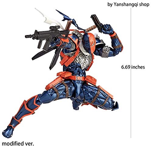 Yanshangqi Deathstroke Revoltech Figura de acción - Accesorios reemplazables - Altos 6,69 Pulgadas