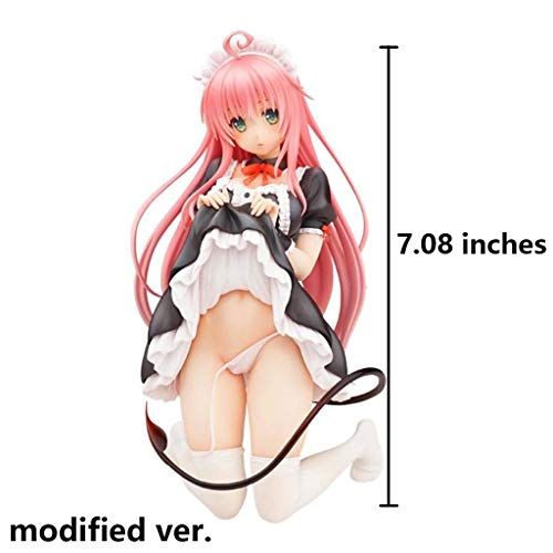 Yanshangqi To Love-RU Oscuridad Figura Lala Satalin Deviluke Maid 1/7 Ver Muchacha PVC Figura de acción Juguetes Kasumigaoka Modelo Colección - 7.08 Pulgadas