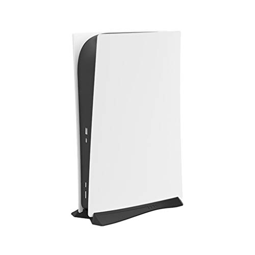 yasu7 Soporte vertical antideslizante para consola de juegos PlayStation 5 PS5, edición digital, rejillas de ventilación integradas, soporte para consola de juegos