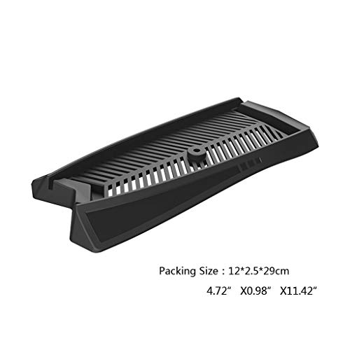 yasu7 Soporte vertical antideslizante para consola de juegos PlayStation 5 PS5, edición digital, rejillas de ventilación integradas, soporte para consola de juegos