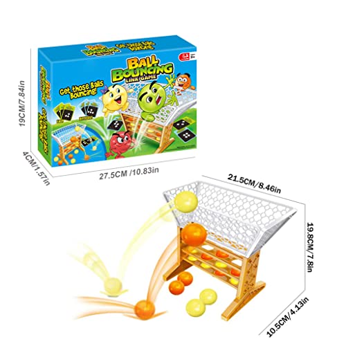YCSD Desktop Bouncing Ball,Desktop Bouncing Ball Toys Parent-Child Interactive Board Game Two-Player Battle Gift Fun Competitive Desktop Game