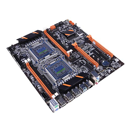 Ydhsja X79 Double CPU LGA2011 Carte Mère E5 4 × DDR3 DIMM Ordinateur De Bureau Carte Mère M.2