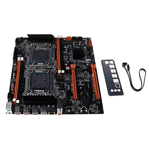 Ydhsja X79 Double CPU LGA2011 Carte Mère E5 4 × DDR3 DIMM Ordinateur De Bureau Carte Mère M.2