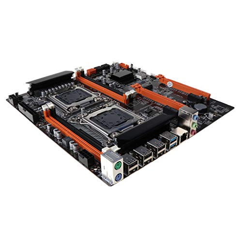 Ydhsja X79 Double CPU LGA2011 Carte Mère E5 4 × DDR3 DIMM Ordinateur De Bureau Carte Mère M.2