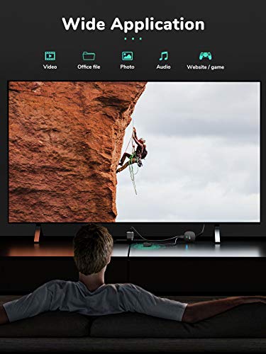 Yehua Wireless Display Dongle 4K Adaptador HDMI inalámbrico WiFi Display Receiver Soporte Miracast Airplay DLNA para Android / Smartphone to PC / TV / Monitor / Proyector