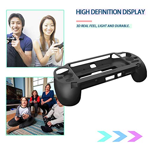 Ygerbkct Gamepad mano agarre joystick funda protectora juego controlador titular con L2 R2 disparador para Sony PS Vita 1000 PSV1000