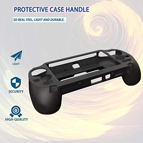 Ygerbkct Gamepad mano agarre joystick funda protectora juego controlador titular con L2 R2 disparador para Sony PS Vita 1000 PSV1000