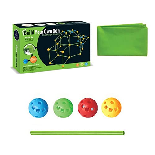 Ygerbkct Magic Forts House Kids Fort Building Kit DIY Niños Forts Builder Regalo Creativo Fort Toy Fort Building Kit Juguetes de Aprendizaje