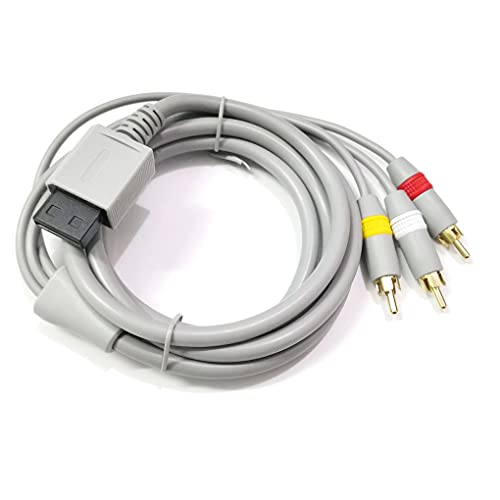 Yihaifu 3-Way o RCA Vídeo Cable de Alta definición TV por Cable HD TV Cable AV Cable Componente para Wii U Wii