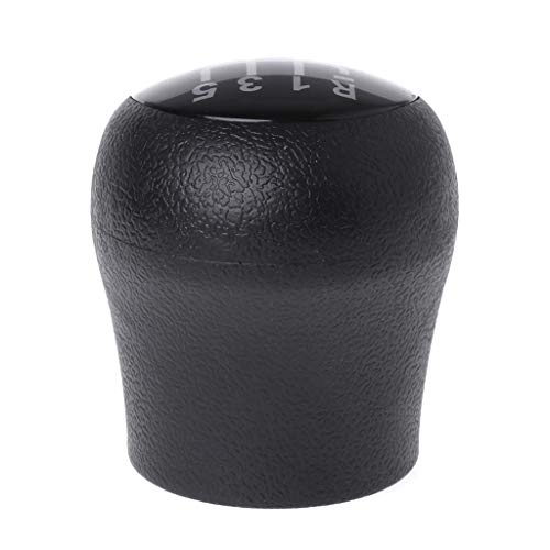 Yiwann Pomo de palanca de cambios, cabezal de palanca de cambios, 5 velocidades, para Renault Clio Kangoo 2006 2007 2008
