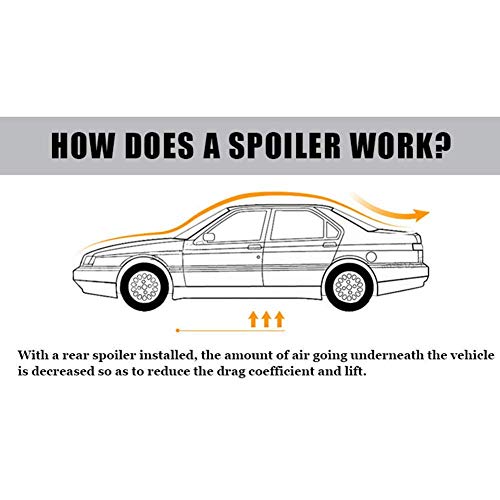 YLNY Spoiler Posteriore per Auto In Fibra Di Carbonio Spoiler per ala Posteriore per B MW X6 F16 F86 X6M 2015-2019 Stile Psm, Spoiler per Cofano Bagagliaio Posteriore ala Posteriore per Tetto Cod