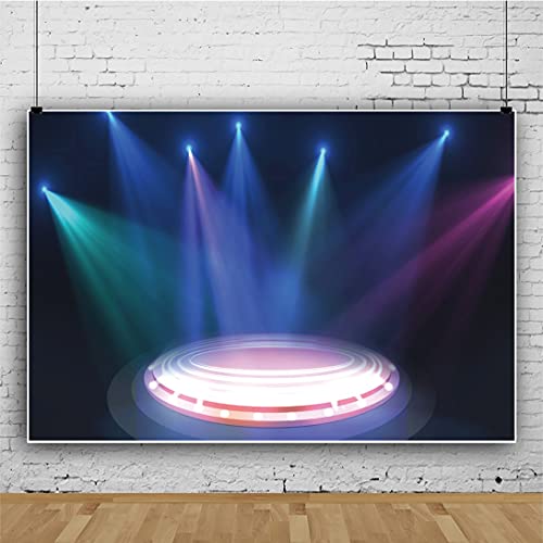 YongFoto 3x2m Future Area Fotografía Telón de Fondo Foco de Escenario Colorido Dreamy Sci-Fi Space Background Tema psicodélico Pareja Retratos de Arte Personal Accesorios para Fotos Vinilo
