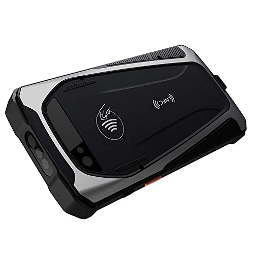 YQGOO Escáner de código de Barras de Mano Android 7.1 Warehous, Lector de código de Barras 1D, Pantalla táctil IPS de 5.5 Pulgadas, Teclado numérico, 3GB + 32GB, cámara de 13MP, NFC 4G WiFi BT GPS