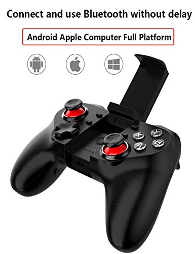 YT controlador de juego móvil Gamepad, mapeo de teclas inalámbrico Gamepad Joystick perfecto para iOS, Android, iPhone, iPad, Samsung Galaxy - No es compatible con iOS 13.4 controlador de juego, 01