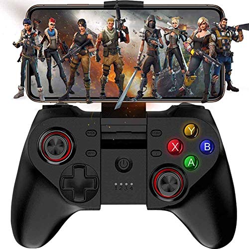 YT Controlador de Juegos Móvil Gamepad, Mapeo Inalámbrico de Teclas Gamepad Joystick iOS Android iPhone iPad Samsung Galaxy - No es Compatible con iOS 13.4 Game Controller,01