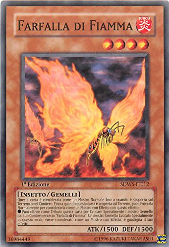 Yu Gi Oh SDWS-IT012 – Mariposa de llama – Conexión de Guerrieri – 1st Edition – Comune