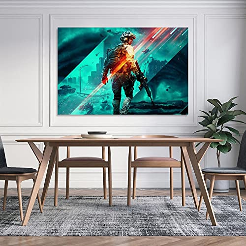 YUIKAI Póster de Battlefield 2042 Battlefield Electronic Arts 7 - Lienzo decorativo para pared (20 x 30 cm)