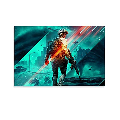 YUIKAI Póster de Battlefield 2042 Battlefield Electronic Arts 7 - Lienzo decorativo para pared (20 x 30 cm)