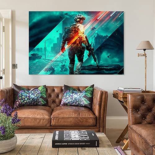 YUIKAI Póster de Battlefield 2042 Battlefield Electronic Arts 7 - Lienzo decorativo para pared (20 x 30 cm)
