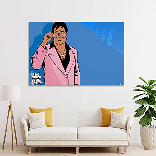 YUIKAI Póster oficial de Grand Theft Auto Vice City de 40 x 60 cm