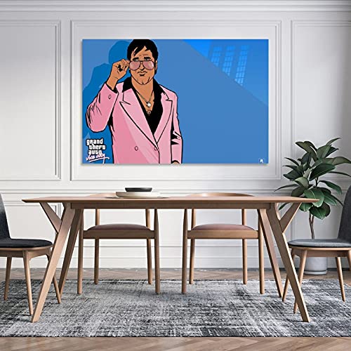 YUIKAI Póster oficial de Grand Theft Auto Vice City de 40 x 60 cm